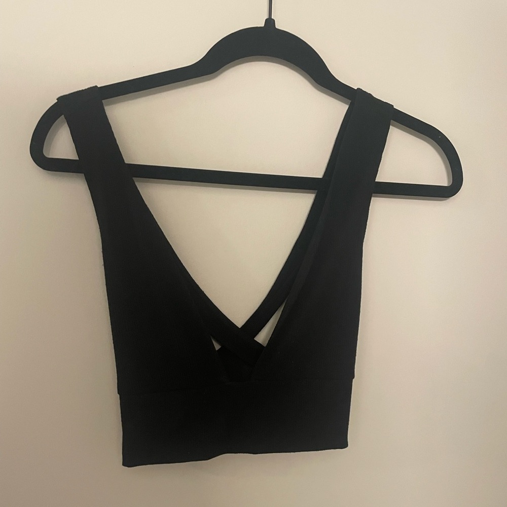 criss-cross crop top